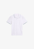 TOM TAILOR SLIM FIT MIT STRETCH - Polo shirt - white