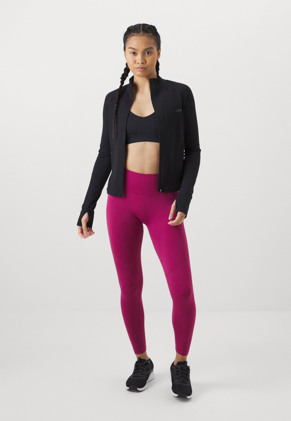 ICANIWILL SCULPT ZIP LONG SLEEVE