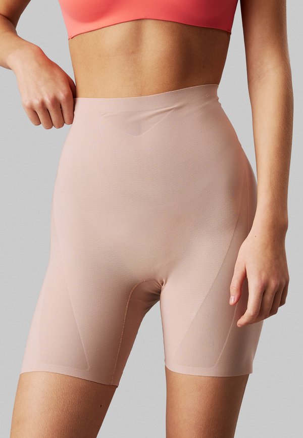 Calvin Klein Underwear SHAPEWEAR-SCULPT FIRM THIGH SLIMMER SHORT - STAY PUT MESH - Shorts - cedar