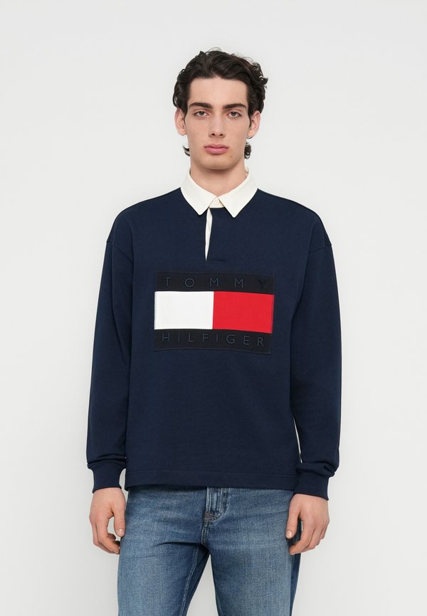 Tommy Hilfiger FLAG LOGO RELAXED RUGBY SHIRT