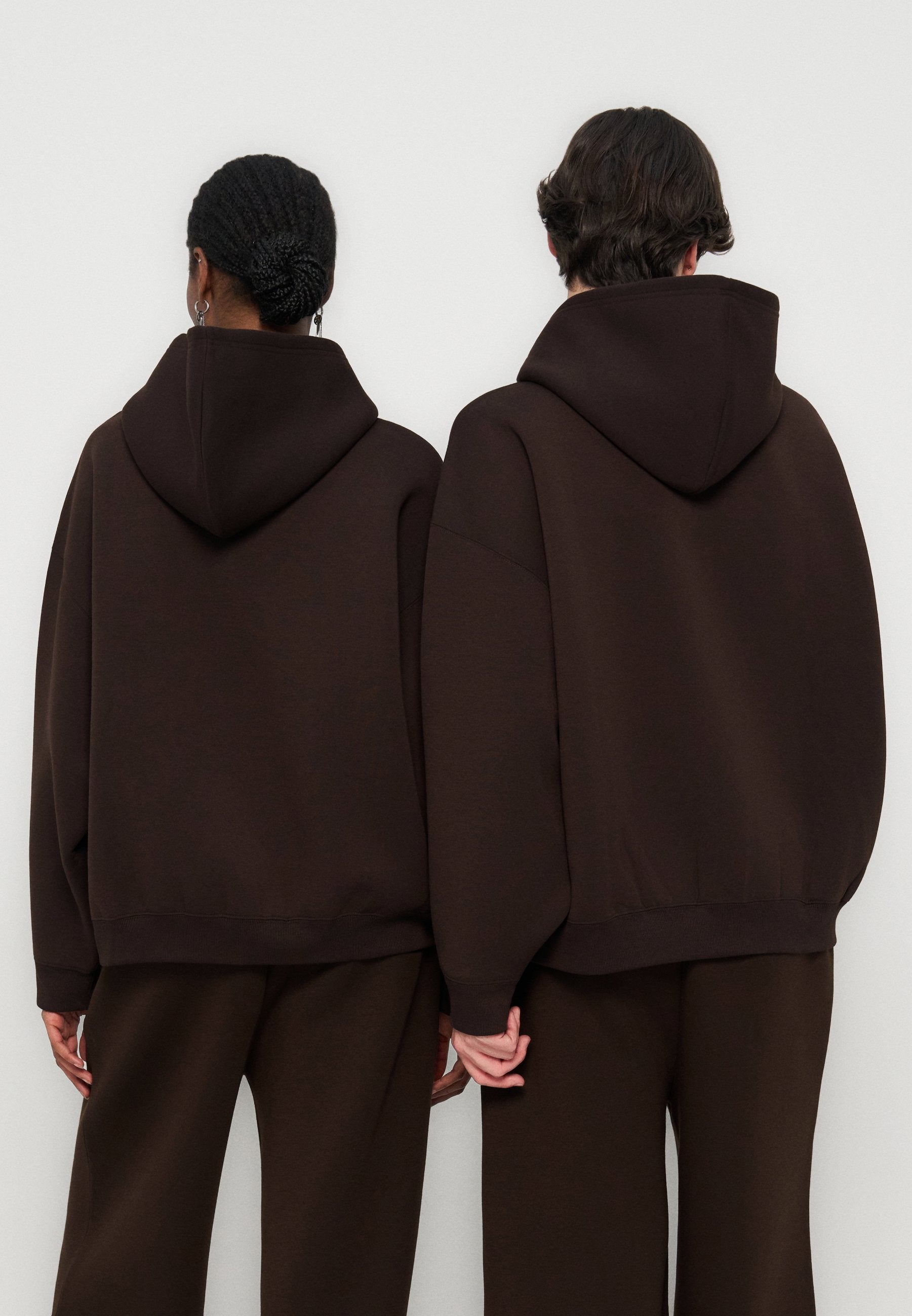 YOURTURN SCUBA BOXY FIT ZIP-UP HOODIE