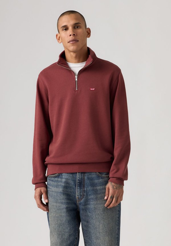 Levi's® ORIGINAL ZIP - Sweatshirt - oxblood