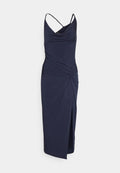 Even&Odd CIRC ASYMMETRIC NECKLINE SLIT DRESS