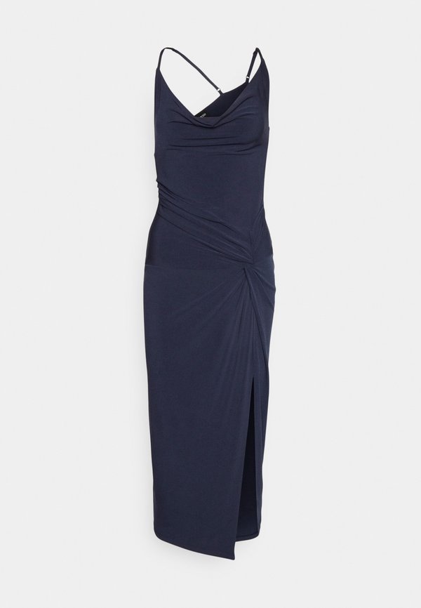 Even&Odd CIRC ASYMMETRIC NECKLINE SLIT DRESS