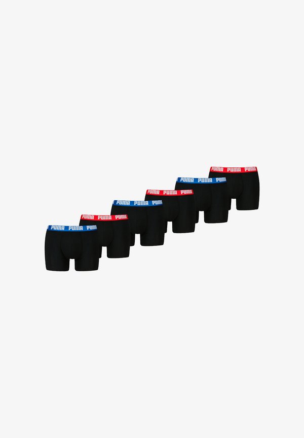 Puma 6ER PACK - Boxer briefs - black   blue   red