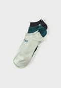 Puma LOGO STACKING SNEAKER UNISEX 3 PACK - Sneaker socks - black/mint/green
