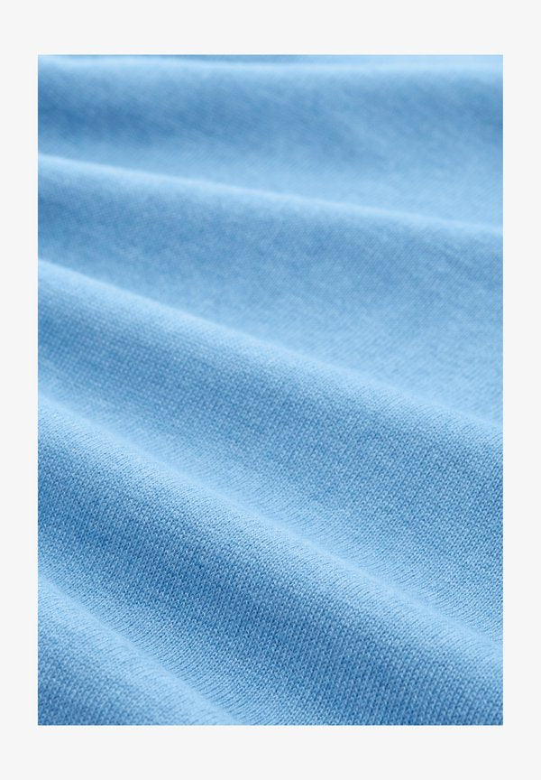 TOM TAILOR BASIC V-NECK - Jumper - sea blue melange