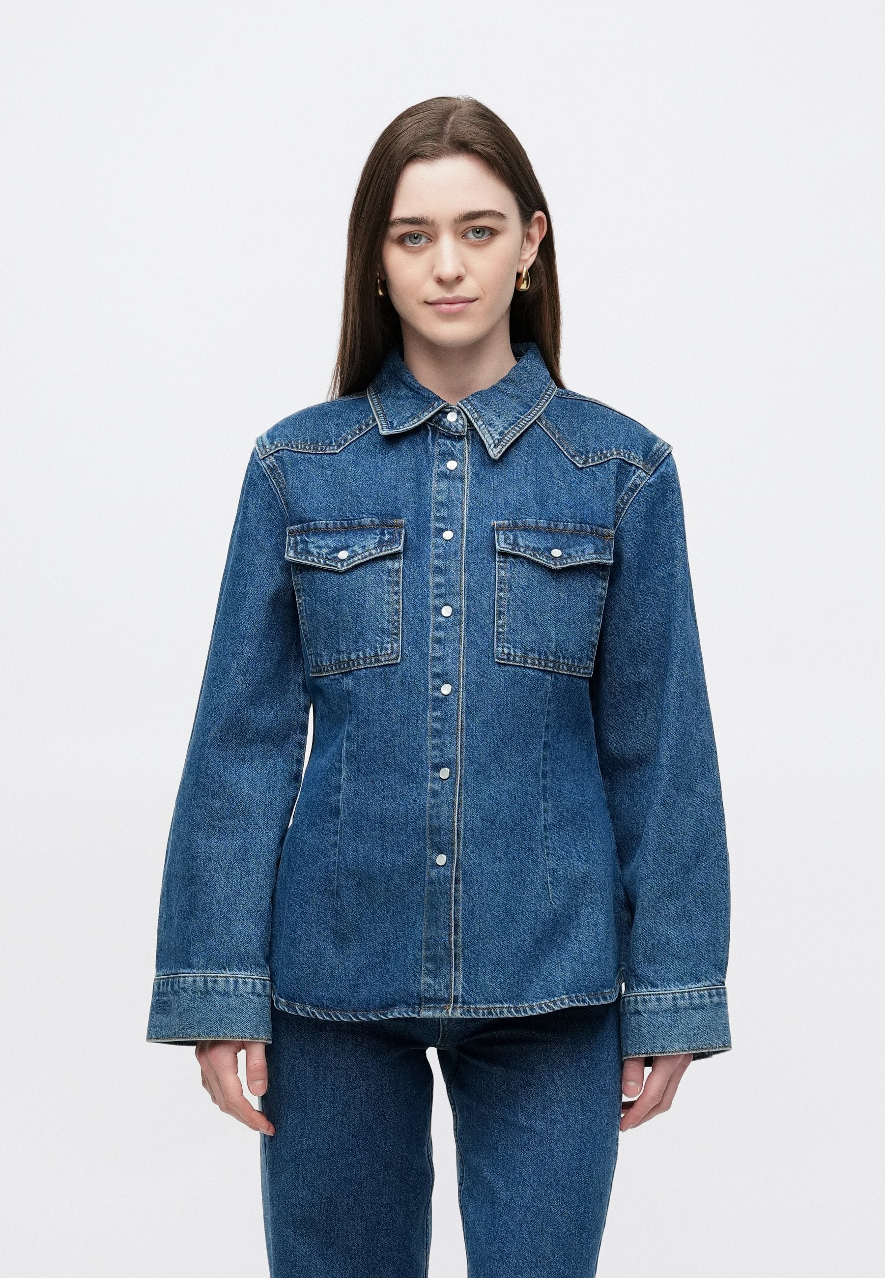 Malina ANTHEA FITTED WAIST SHIRT