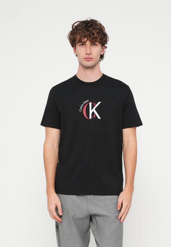 Calvin Klein Jeans GRAPHIC - Print T-shirt - black