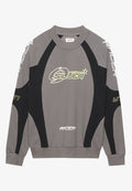YOURTURN SILVER RACER CREW OVERSIZED UNISEX