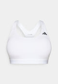adidas Performance OPTIMÉ ESSENTIALS WORKOUT MEDIUM SUPPORT BRA - Medium support sports bra - white