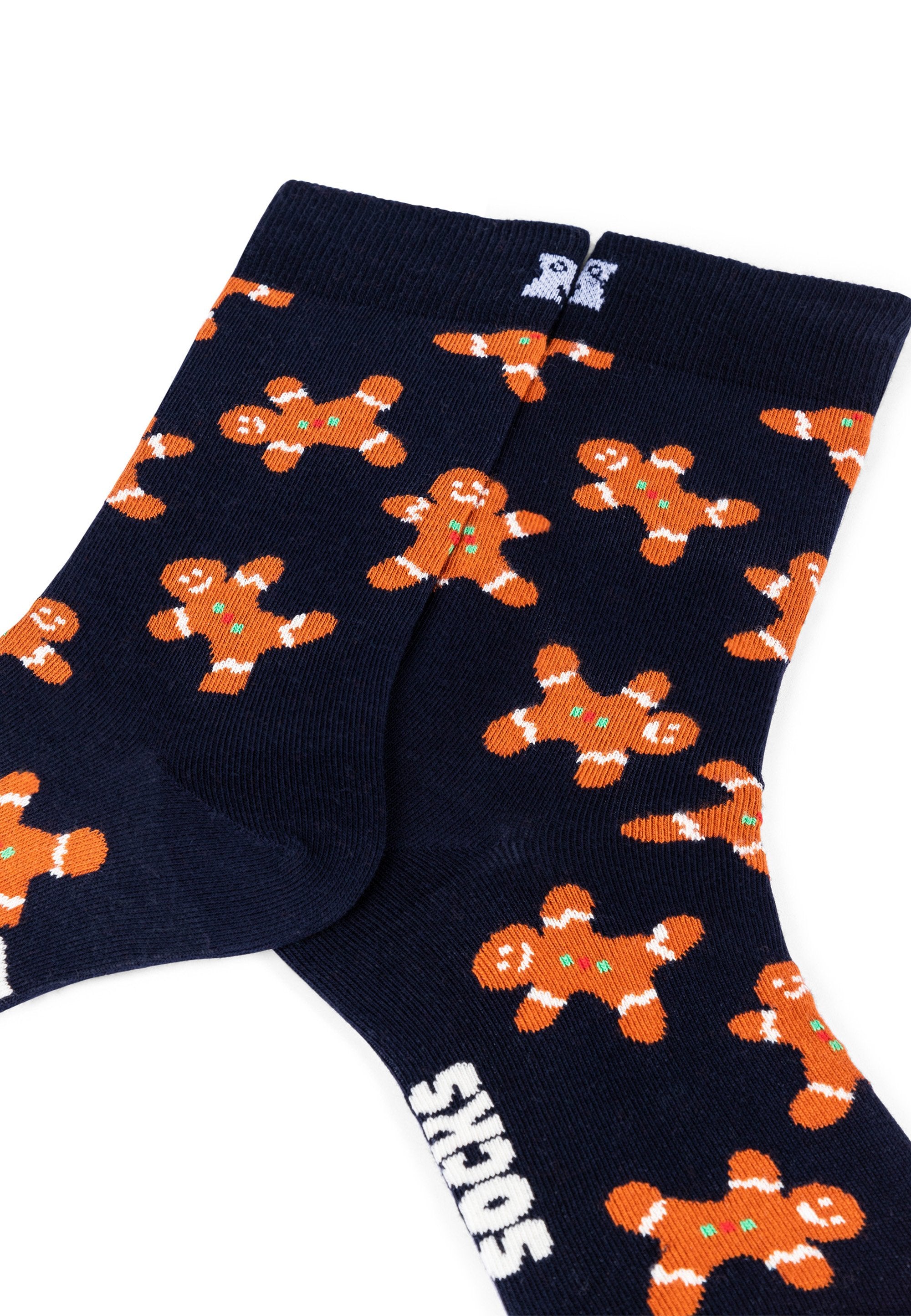 Happy Socks CHRISTMAS GINGERBREAD MAN SNOWLAND CANDYCANE 3 PACK