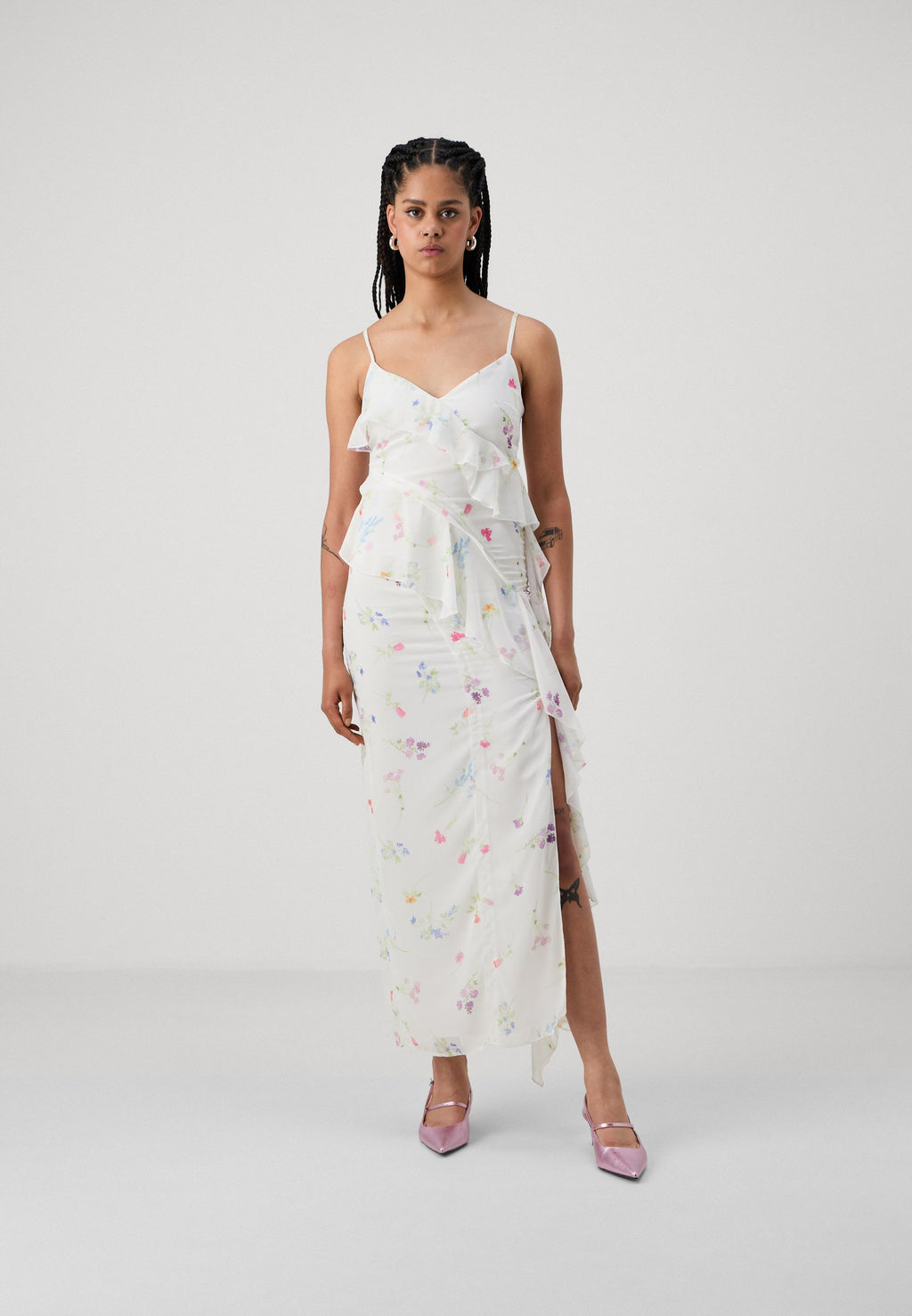 Gina Tricot FRILL MAXI DRESS