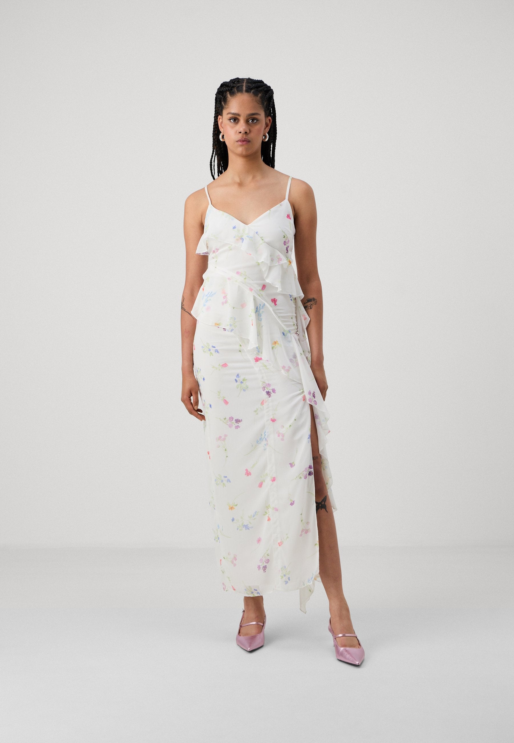 Gina Tricot FRILL MAXI DRESS