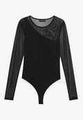 Even&Odd BODYSUIT WITH MESH SLEEVES