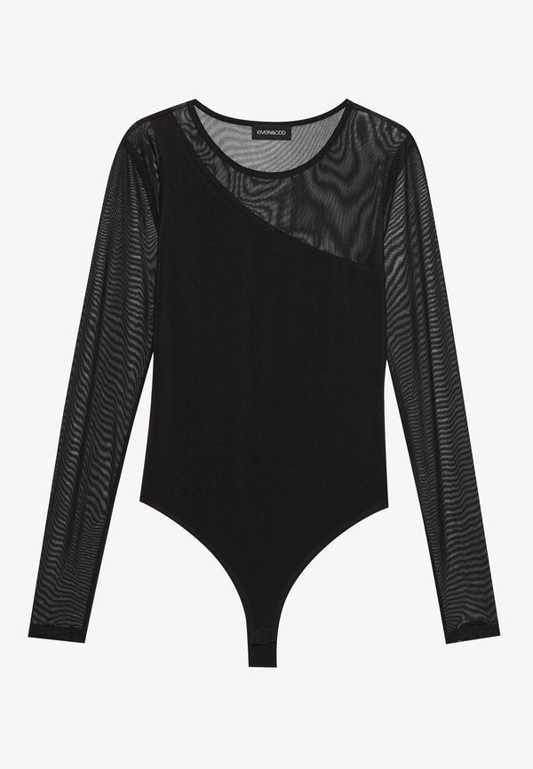 Even&Odd BODYSUIT WITH MESH SLEEVES