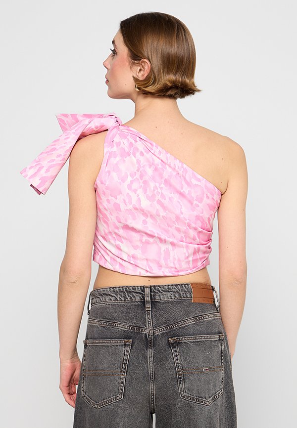 Pinko NOSIOLA TOP TAFFETA ST. MACCHIA ACQUERELLATA