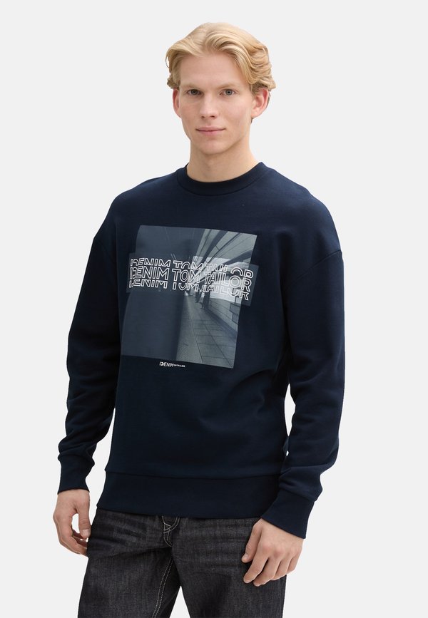 TOM TAILOR Sweatshirt - dunkelblau