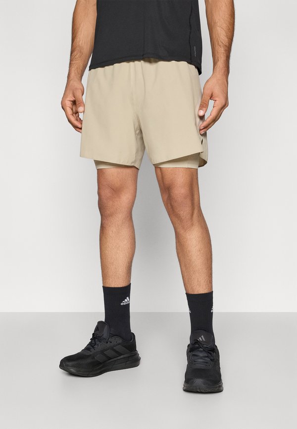 adidas Performance ADI365 - 2-in-1 shorts - sand