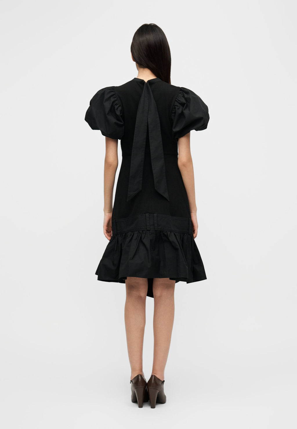 ROKH BELTED PUFF SLEEVE