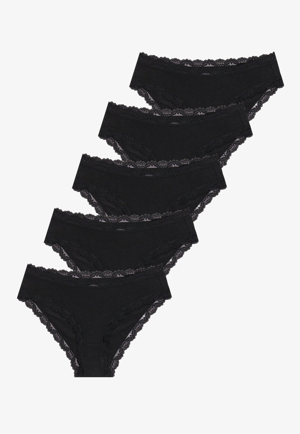 Anna Field MODAL BRIEF WITH LACE 5 PACK