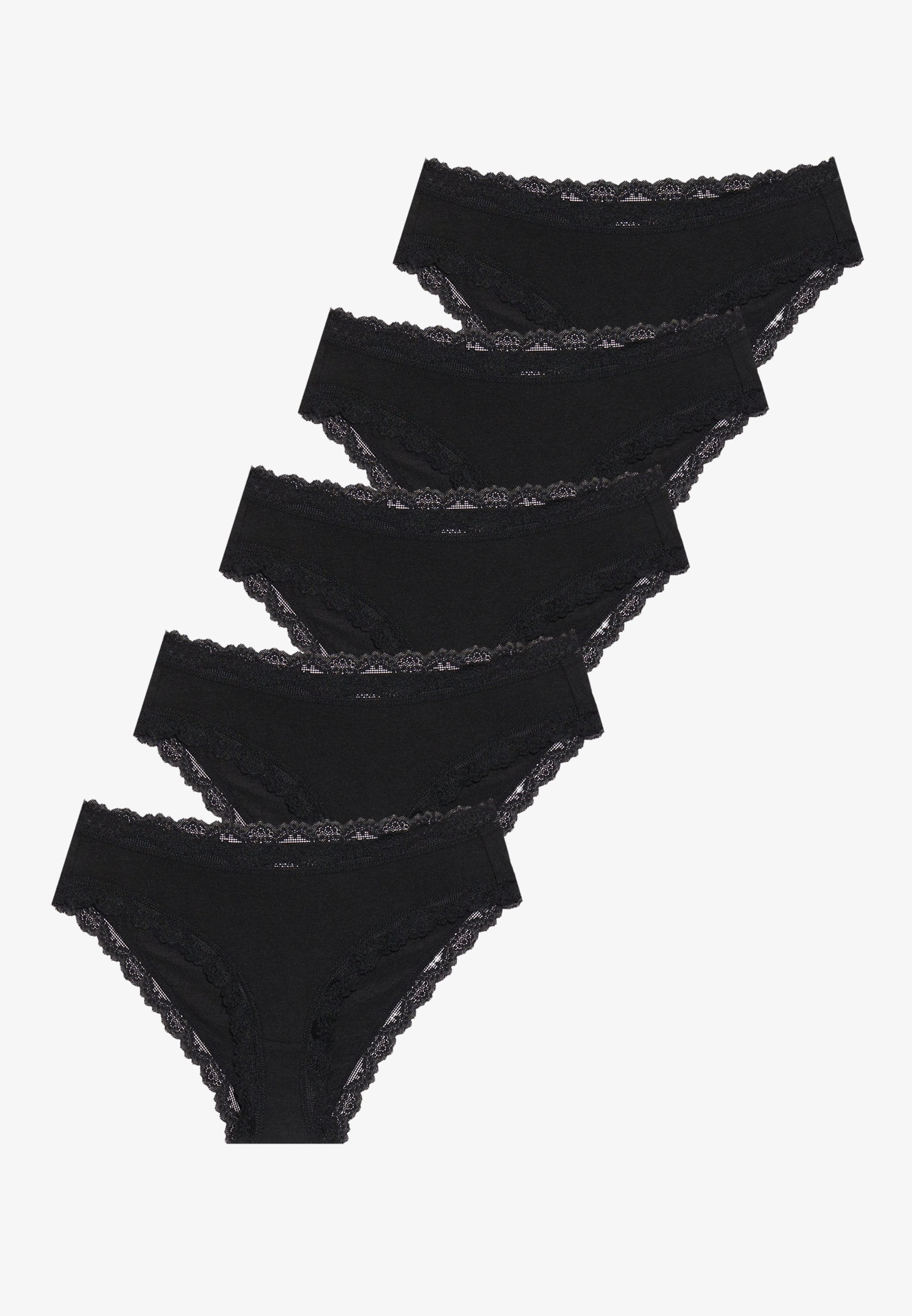 Anna Field MODAL BRIEF WITH LACE 5 PACK