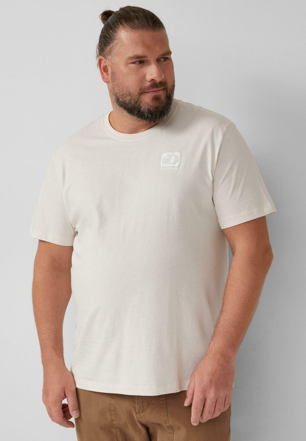 s.Oliver MIT DISCOVERY™ - Print T-shirt - creme