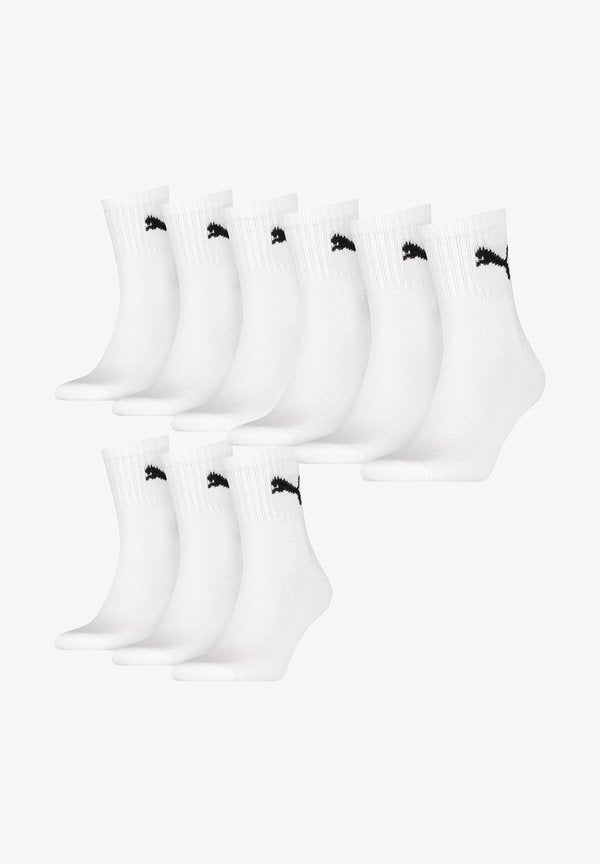 Puma 9 PACK  - Sports socks - 300 - white