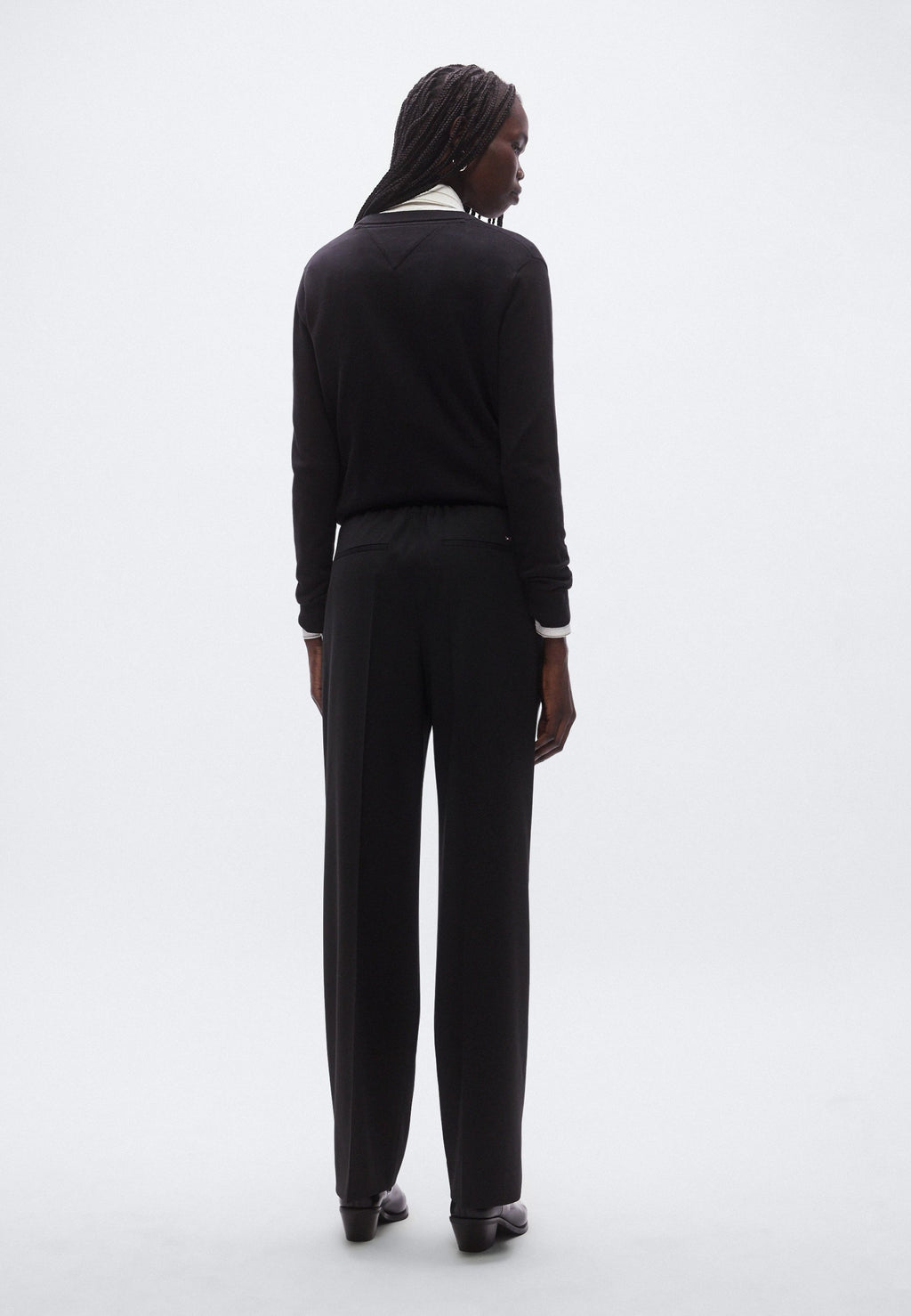 TIMELESS WOOL BLEND WIDE LEG TROUSERS Media 5