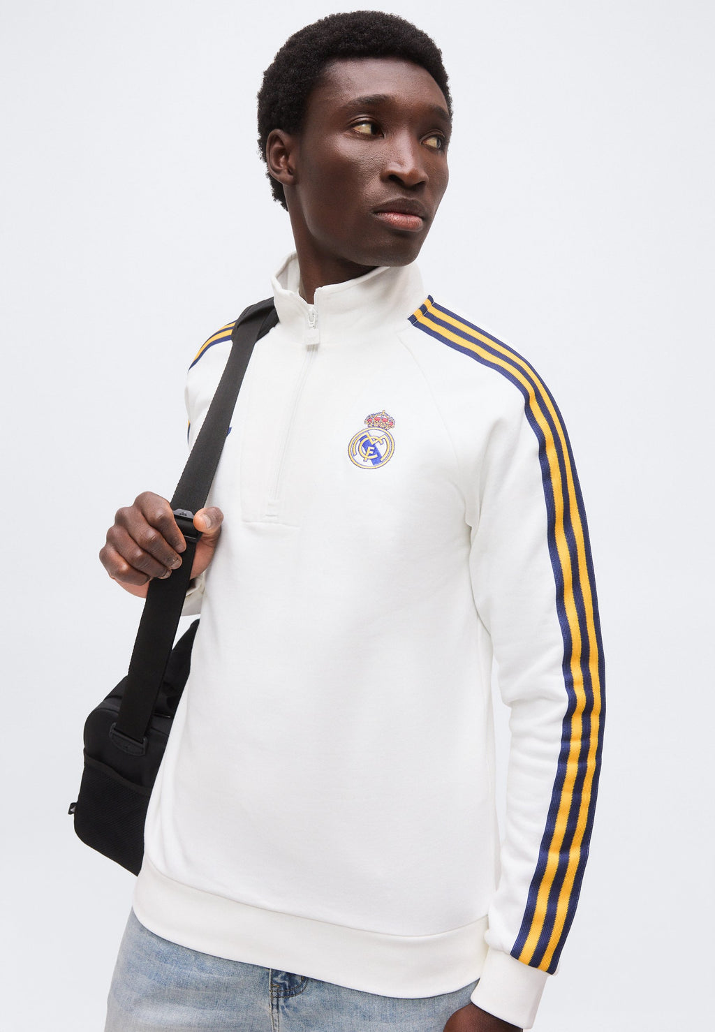 adidas Originals REAL MADRID HALF ZIP