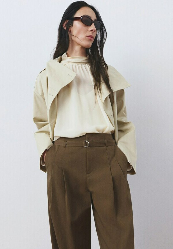 Mango Trousers - khaki