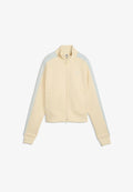 Puma T7 ALWAYS ON SHORT TRACK JACKET - Zip-up sweatshirt - buttercream-créme de mint