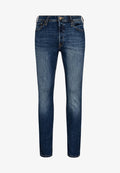 Jack & Jones CLARK JJARIS  - Straight leg jeans - dark blue denim