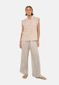 Apricot RUFFLE HEM SLEEVE