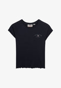 Superdry & Co ATHLETIC ESSENTIALS SLUB GRAPHIC - Print T-shirt - eclipse navy