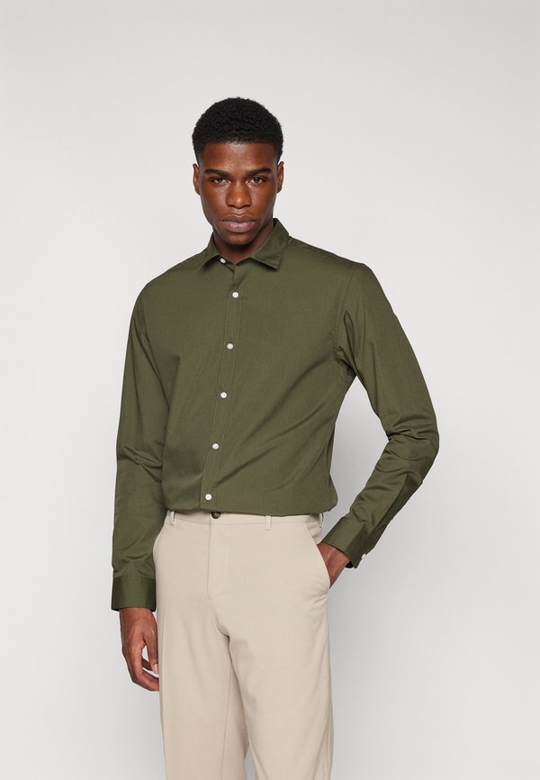 Jack & Jones JJJOE SHIRT LS PLAIN - Shirt - forest night