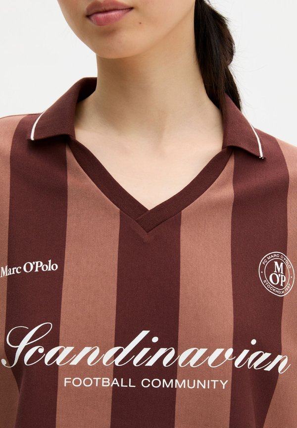 Marc O'Polo MOP CLUB '67 FOOTBALL TRIKOT SHIRT, CROPPED, STRIPED