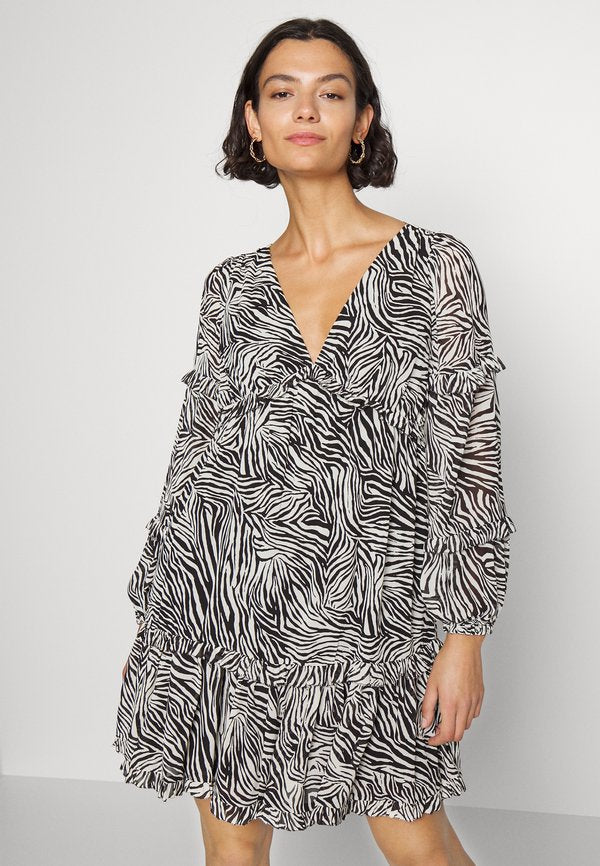 MICHAEL Michael Kors ZEBRA MINI DRESS