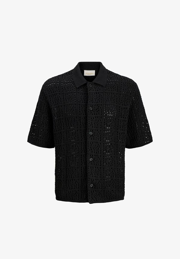 Jack & Jones Knitted Knitted - Shirt - black