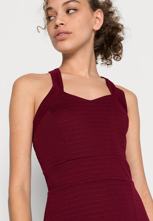 WAL G. JIMMY CROSS OVER MIDI DRESS