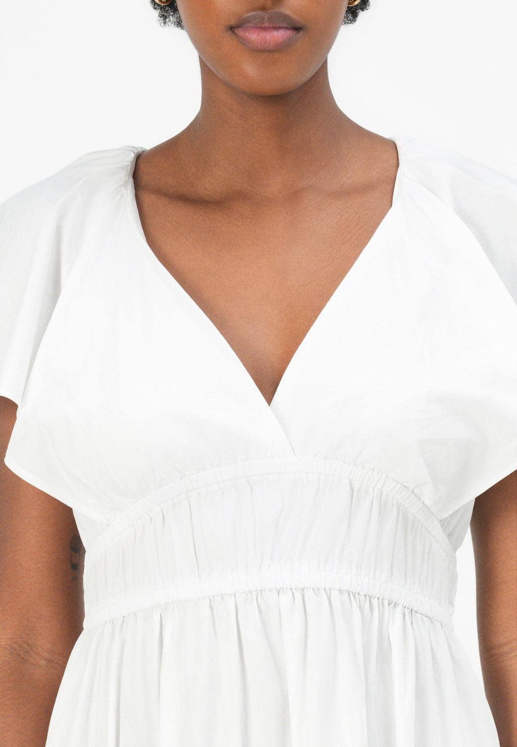 FRILLED SLEEVE MIDI DRESS Media 6