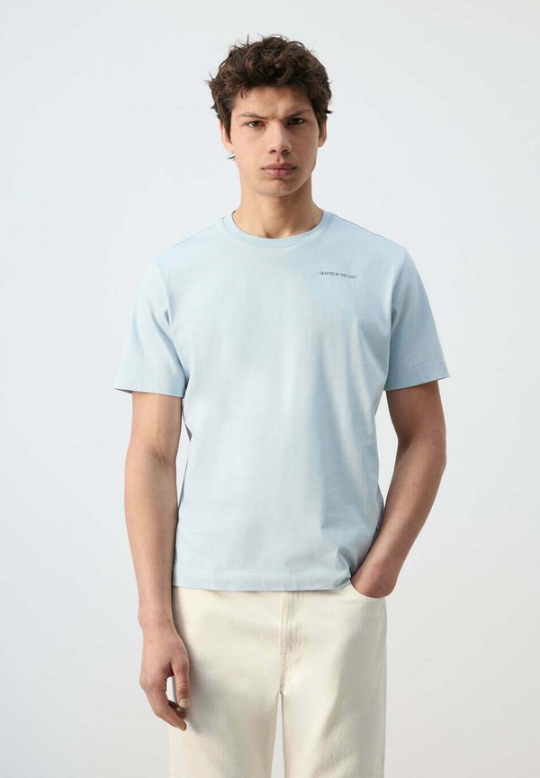 Mango ADULT - Print T-shirt - light blue