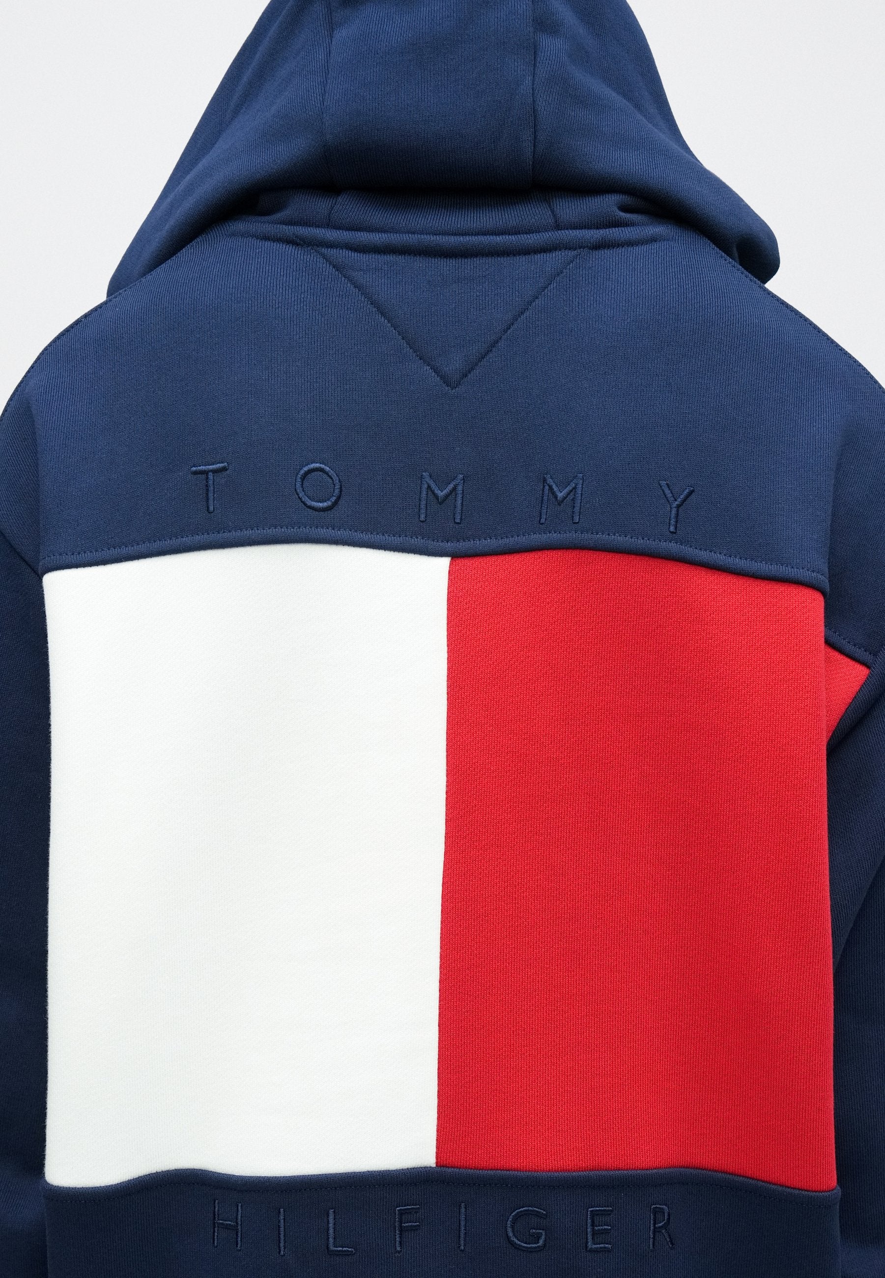 RELAXED BACK FLAG TERRY HOODY Media 6
