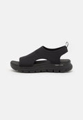 Skechers FLEX APPEAL 4.0 - Wedge sandals - black