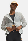 Under Armour HALO RUN REFLECTIVE - Outdoor jacket - distant gray