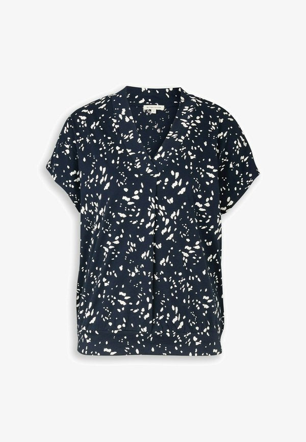 TOM TAILOR TOM TAILOR T-SHIRT T-SHIRT MIT MUSTER - Print T-shirt - navy dot