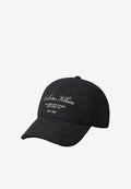 Calvin Klein CALVIN KLEIN FELT LOGO EMBROIDERY CAP - Cap - black heather