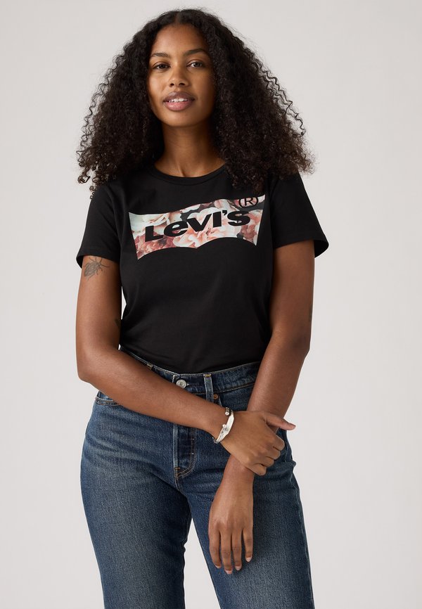 Levi's® THE PERFECT TEE - Print T-shirt - black