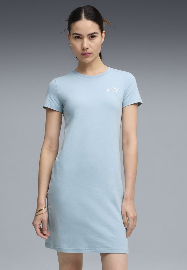 Puma ESS SMALL NO. 1 LOGO SLIM - Jersey dress - seafoam