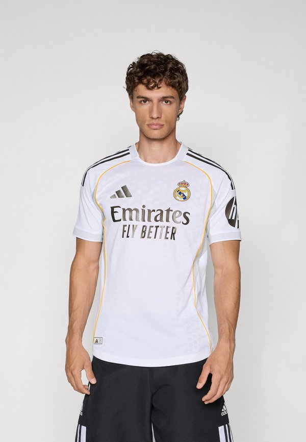 adidas Performance REAL MADRID 25/26 HOME AUTHENTIC JERSEY - Club wear - white